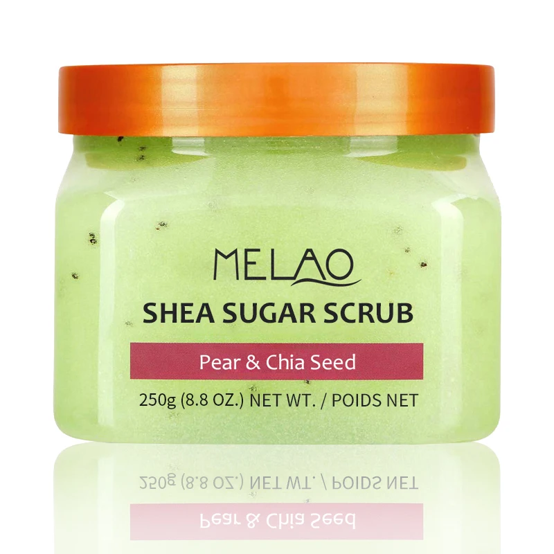 Melao Natural Exfoliating Whitening Moisturizing Whipped Bodyscrub Wholesale Fruit Face Body 