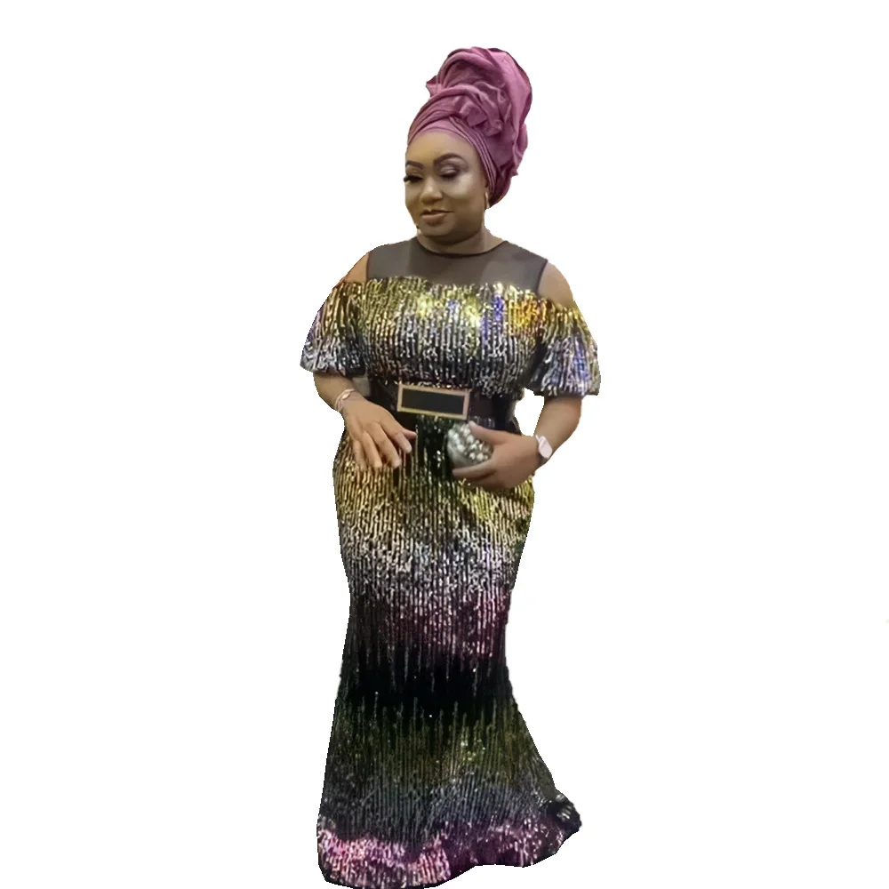 ghana traditional dress designs Knee Length Short Sleeved Cotton Dress from Ghana
