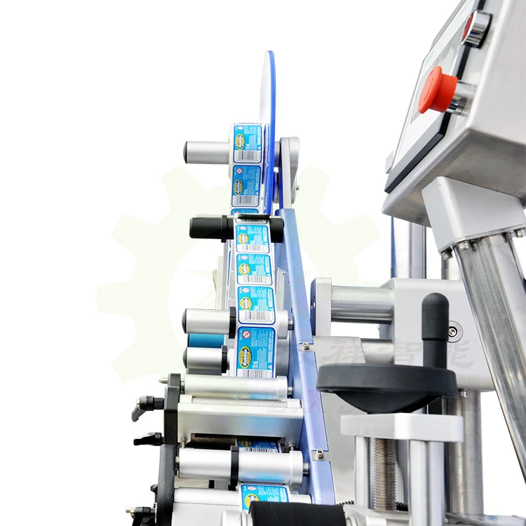 Горизонтальные флаконы круглые бутылки онлайн самоклеящаяся машина для маркировки ампул