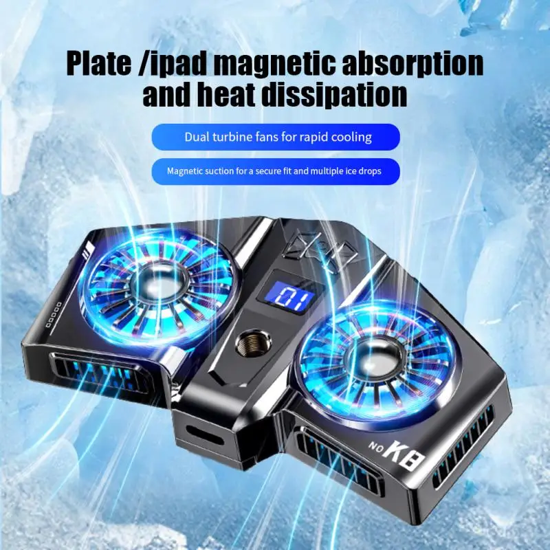 Phone Cooler Magnetico - Raffreddatore Telefono Con Ventola USB E Luci RGB | Per Gaming