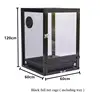 Porte grillagée 60*60*120cm plateau inclus