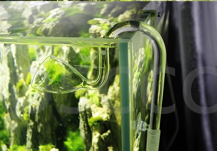 Aquarium ADA Style 13/17mm Glass Lily Pipe Inflow Outflow