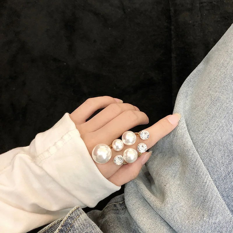 irregular pearl ring