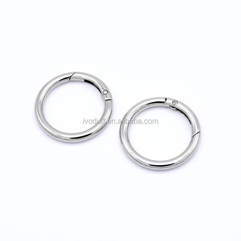 Ivdouff Supply Spring Gate Ring Metal Handbag Spring O Rings
