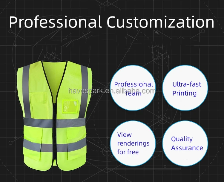 Day & Night Ansi Class 2 Fluorescent Yellow Orange Work Vest High ...