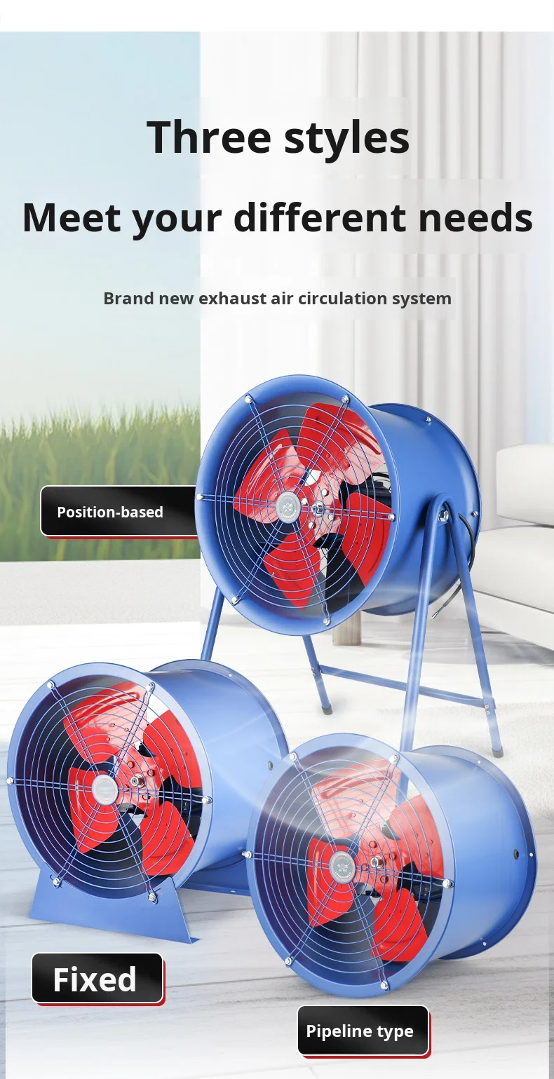 Noise Axial Exhaust Fan, 220 V, Electric - detail 10