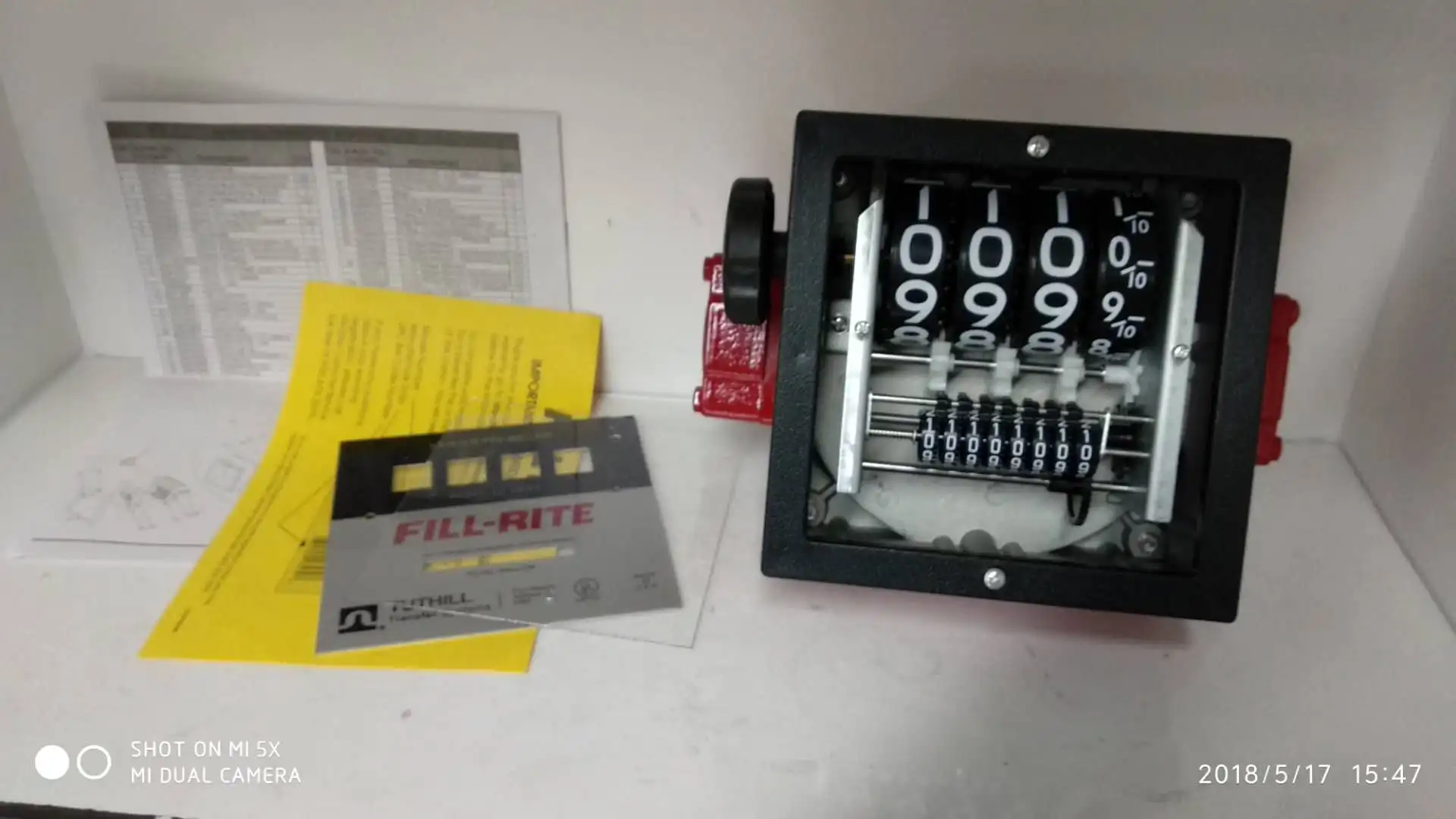 MMFM800 diesel Counter Mechanical Flow Meter
