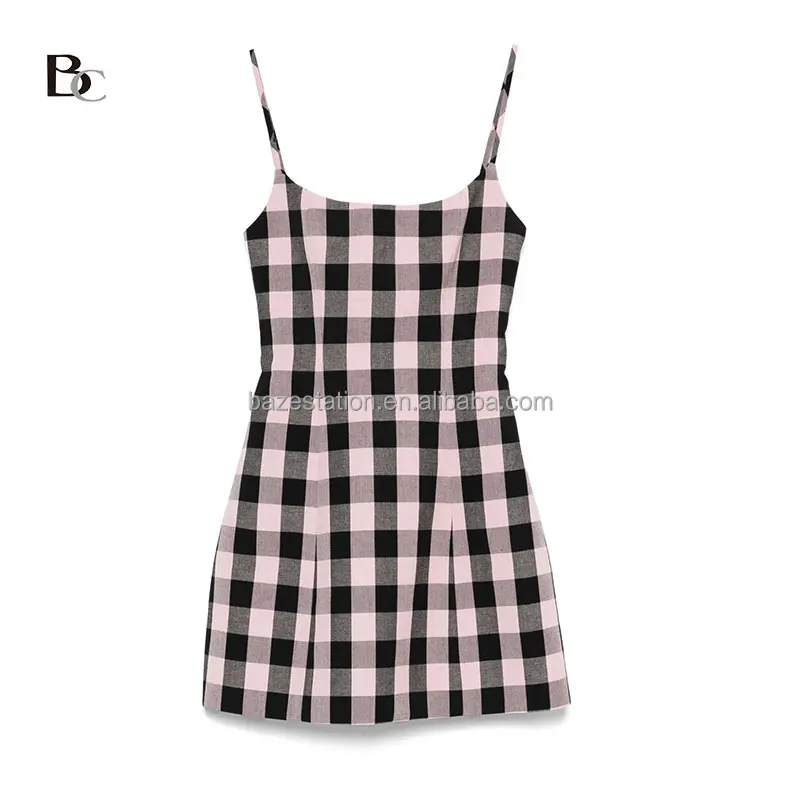 plaid bodycon mini dress Allegra K U Neck Tweed Sleeveless Plaid Bodycon Mini Dress, Light Green / S