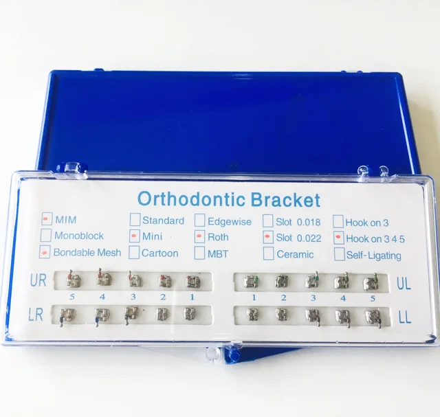 Dental Products Orthodontic Brackets Bondable Roth Brackets