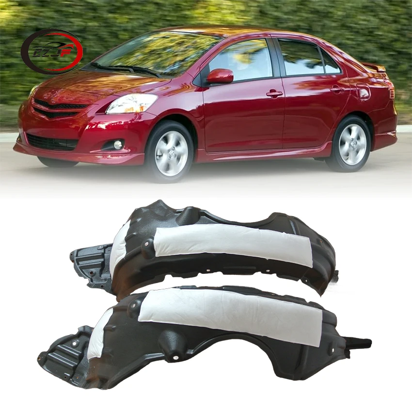 トヨタ Vios Yaris Etios用プラスチックインナーフェンダーライナー