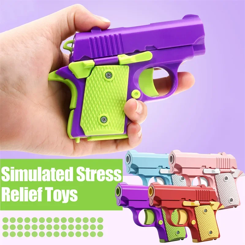 3d Printed Model Gravity Straight Jump Mini Toy Gun Non-firing Cub ...