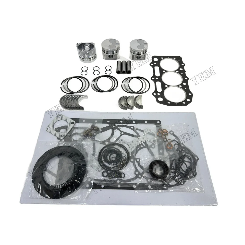 For Perkins 403D-11 Overhaul Rebuild Kit Repair Part Engine Piston Ring Gasket