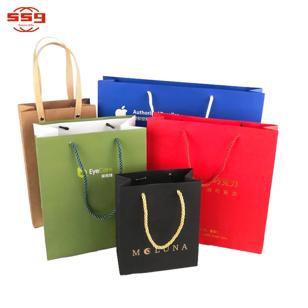 Custom White Luxury Gift Bags with Logo - Better Package
