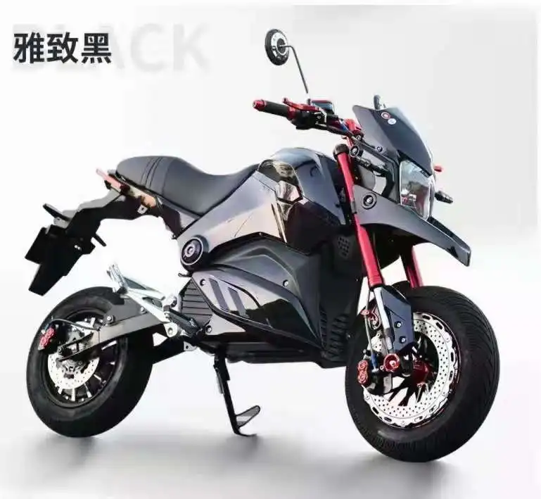 Motocicleta eléctrica de 15000w, 120 KM/H de largo alcance