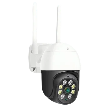 Xcreation security ip cameras Tuya outdoor Black light Dual band wifi ip cameras 2 way audio 6MP PTZ security CCTV cameras