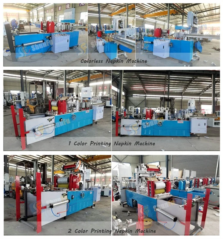 Tissue Napkin Printing Machine Manufacturer Automatic Folding Paper Napkin Making Machine Price