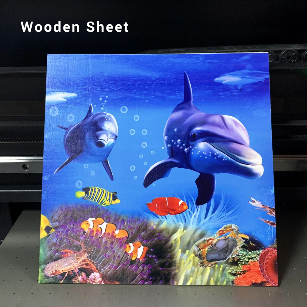 Refinecolor A3 Inkjet Printer Multicolor CMYK White Ink UV Printing Machine for ID PVC Card UV Printer