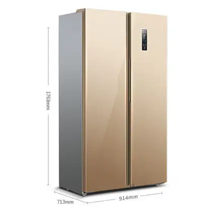 612L New Style R134a Gas Side by Side Home Use Refrigerator