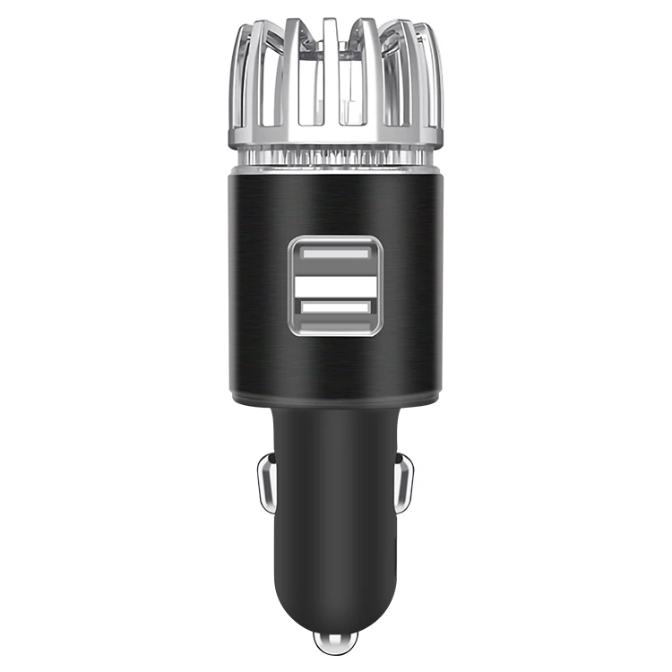 Оптовая продажа с фабрики 2021, автомобильное зарядное устройство Usb, автомобильный очиститель воздуха с разъемом, портативный мини-очиститель воздуха для автомобиля, ионизатор, очиститель воздуха