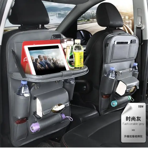 Car Seat Back Organizer With Touch Screen Tablet Holder And - View #14