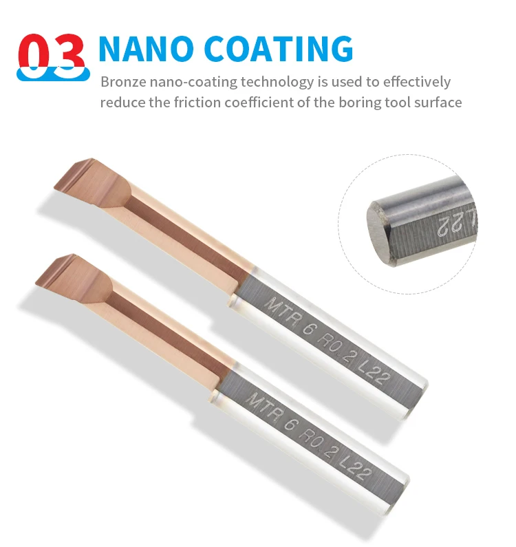 Cnc Micro Boring Bars Solid Carbide Tool Mini Boring Bar Small Diameter ...