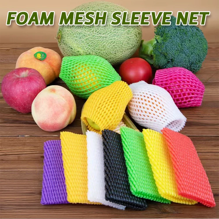 Plastic Mesh Sleeving Net for Wrapping Papaya Foam Mesh Bottle Protector