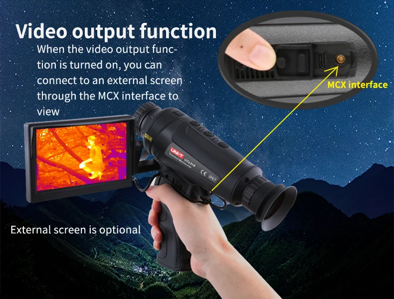 Unit Hunting Thermal Imager Utx318 Handheld Night Vision Sight Outdoor