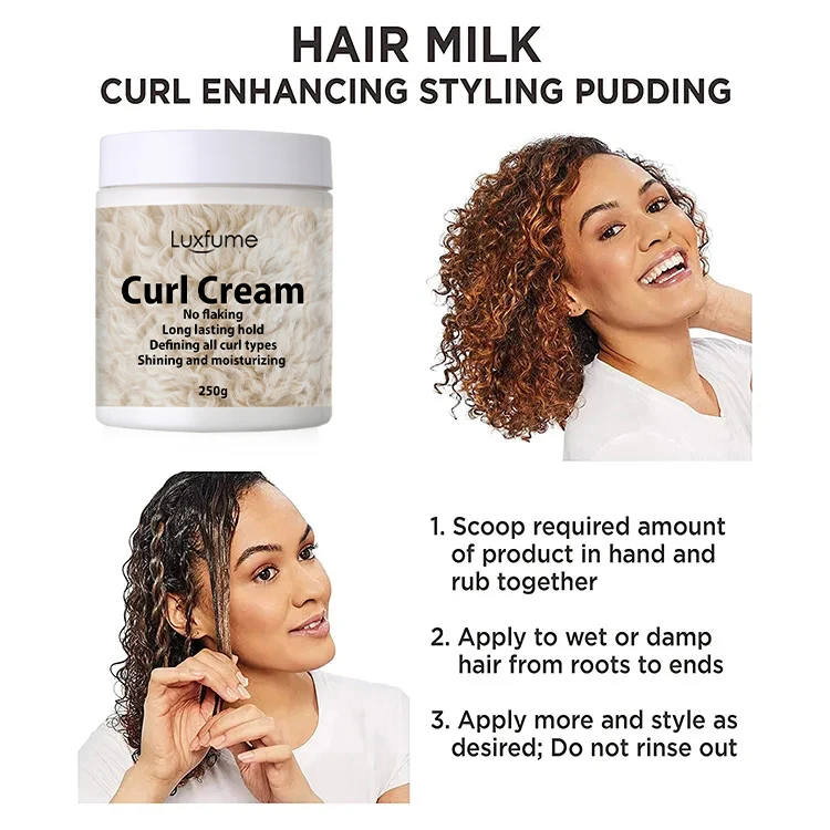 Shea Butter Coconut Curling Cream Private Label Bounce Curl Cream For ...