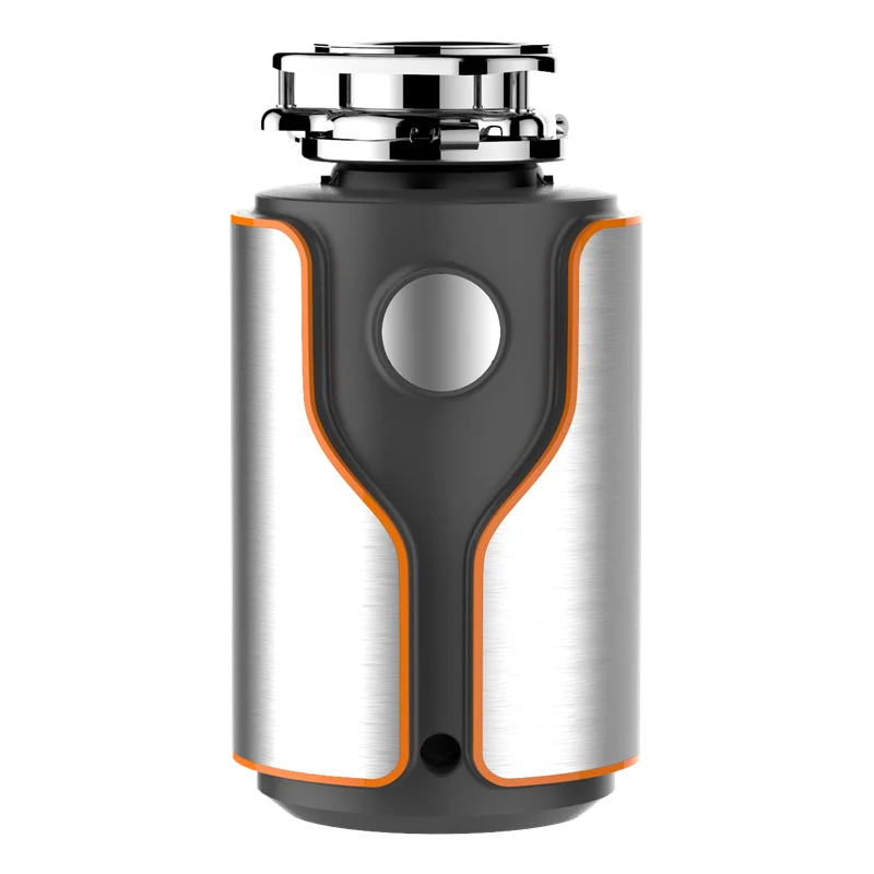 Electric Stainless Steel Kitchen Waste Disposer with Multigrind Technology Continuous Feed 0.75HP DC Motor for Household Use