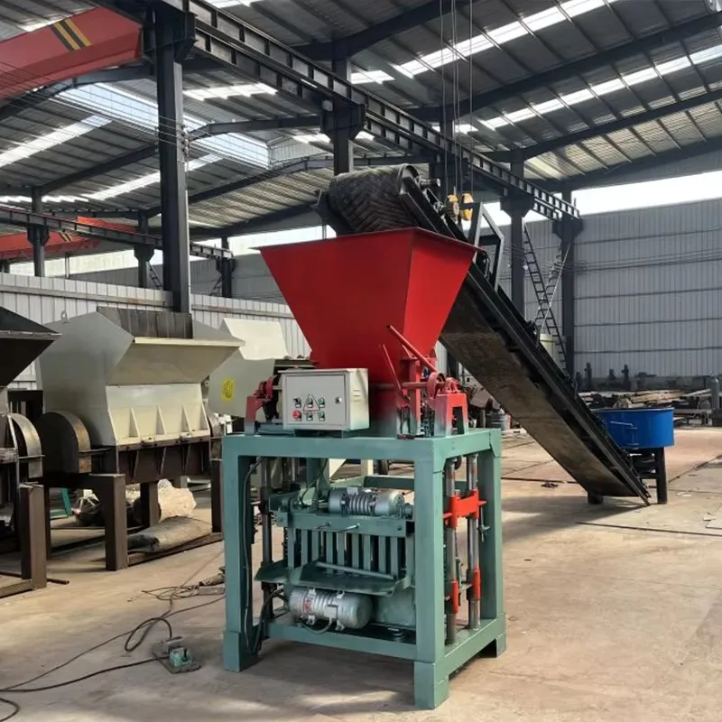 Top Quality Interlocking Brick Machine Pressing Btc Brick Eco Maquinas Cement Sand Concrete Block Machinery