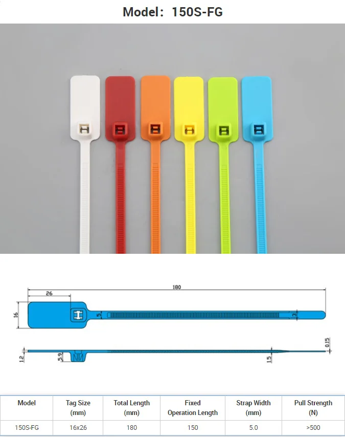 Customize Multicolor Nylon Cable Ties with Tags – Ideal for Wire ...