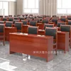 โต๊ะประชุมทาสี ขนาด 1.2 เมตร (มีแผงด้านหลังสูง)