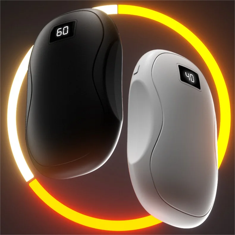 Usb Rechargeable Hand Warmer With Power Bank .reusable With Temperature