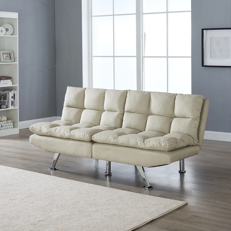 convertible linen tufted futon