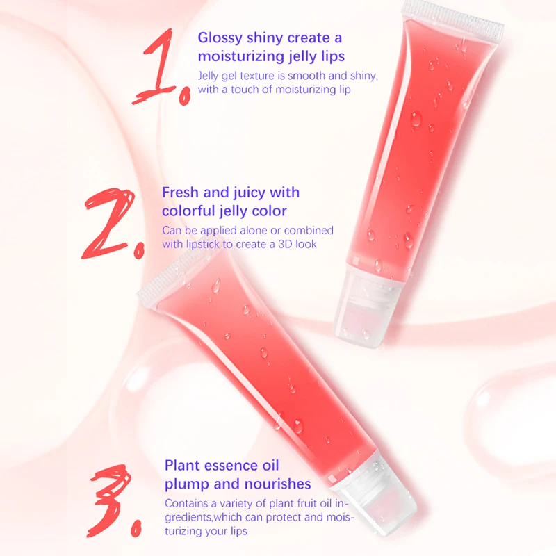 OEM Фирменная торговая марка прозрачный блеск для губ