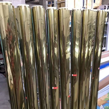 1.52x30m One Way Vision Self Adhesive PET One Side Mirror Window Glass Building Film Decorative Building Windows Film