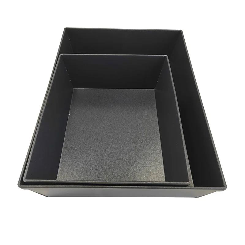 Aluminum Non Stick Rectangle Pizza Mold Deep Dish Pizza Oven Pan Detroit Style Seasoning Pizza Baking Tray