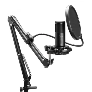 OEM Factory Hot Sale TF2 Scissor Arm Stand Mic Kit Streaming Podcasting Micrfophone For Music Recording Estudio Singing
