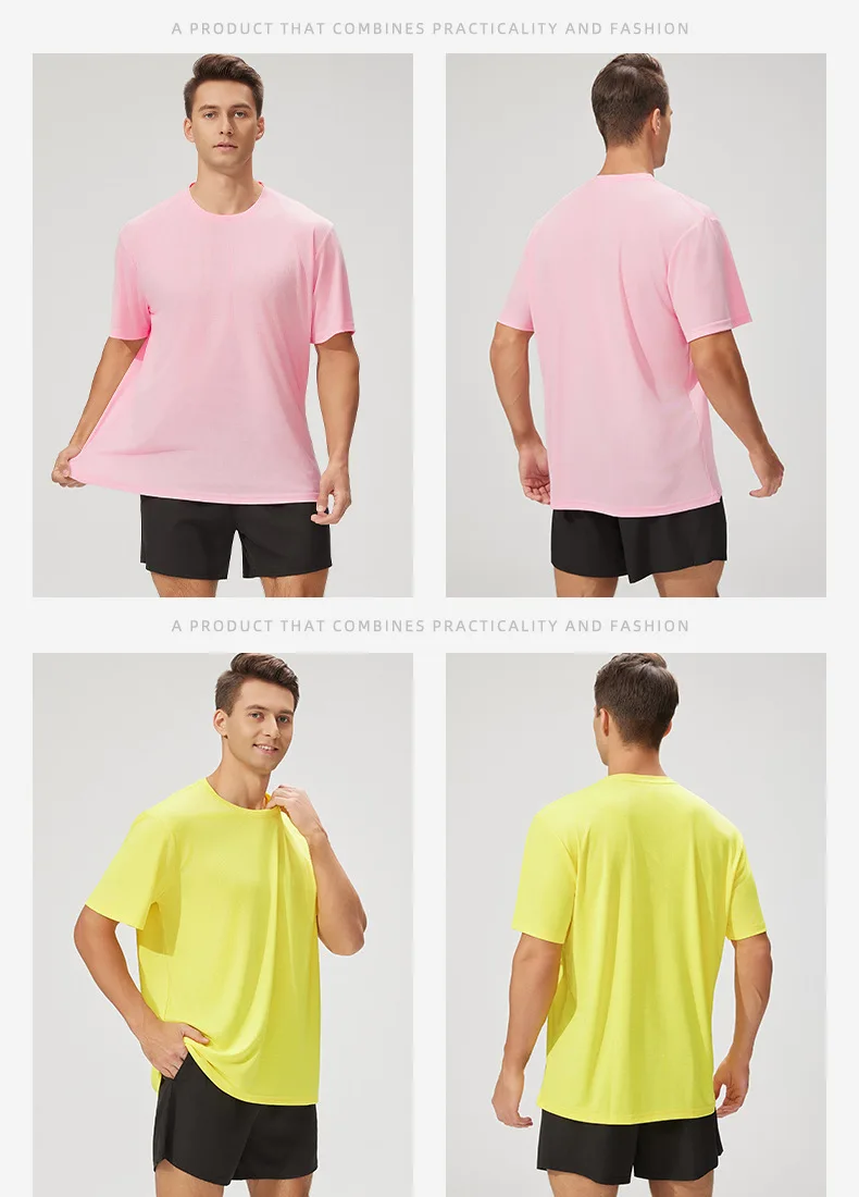Quick-dry Suit Men's Outdoor Running Leisure Fitness Basketball Sports T Shirt and Short aperçu 6