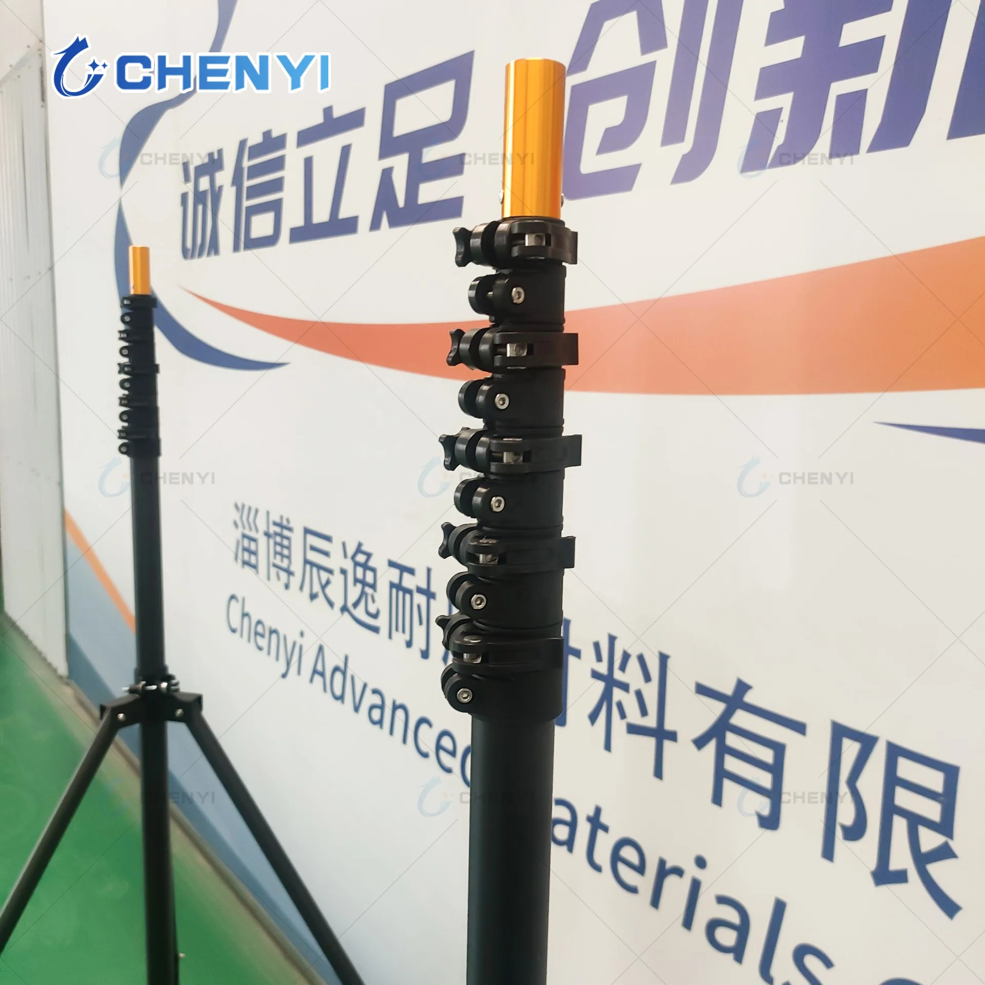 Big Tripod 7 Meters Camera Tripod Stand Carbon Fiber Telescopic Pole for Camera Mast Antenna