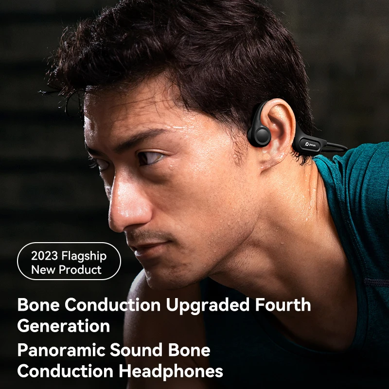 Picun T1 Open Ear Bone Conduction Bluetooth Headphone Wireless Sports Earphone Running Headset