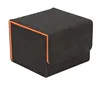 Denim negro y naranja