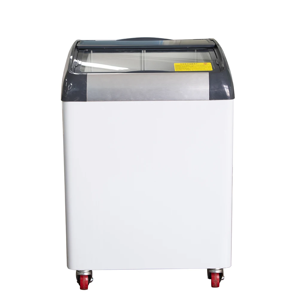 150L Small Counter Ice Cream Freezer Display Deep Freezer