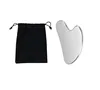 Large heart-shaped scraper + black fabric bag