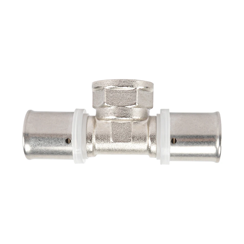 Bsp Thread Cw N Forged Brass Pex Pipe Connection Female Tee Pex Press Fittings Buy Pex Press