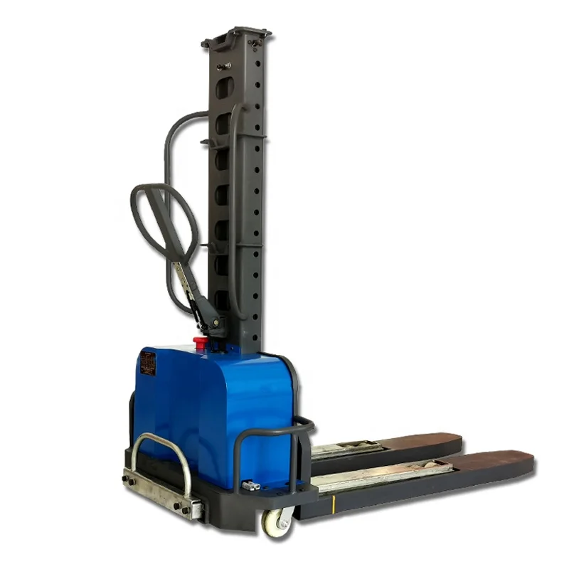 Semi Automatic Stacker Electric Pallet Self Propelled Truck Self-Loading