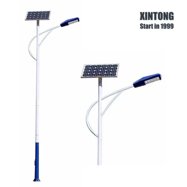 Autocad Drawing Solar Street Light with Pole