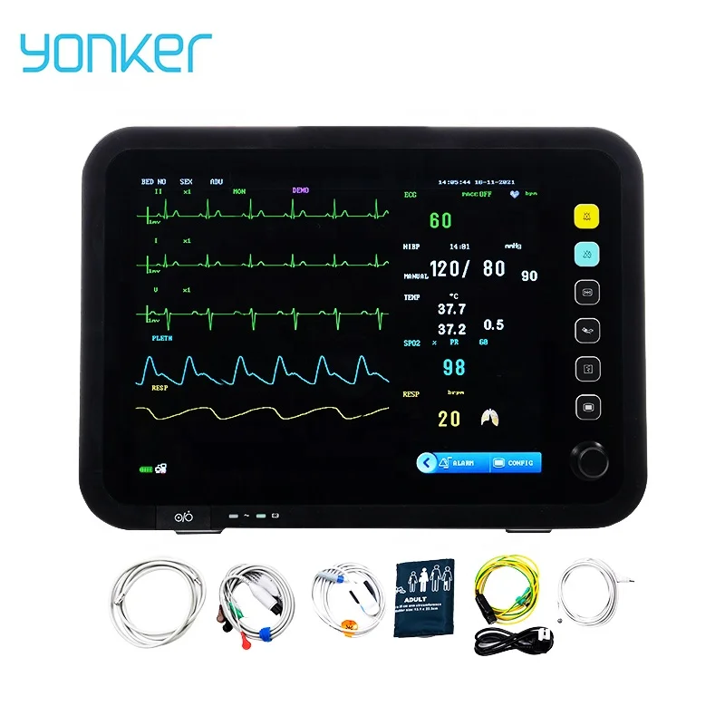 Yonker cardiac monitor vital signs monitor  Multi parameter Patient Monitor for Hospital general ward