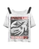 T-shirts-4กราฟิกสีขาวที่กำหนดเอง