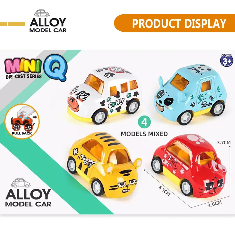 Classical Diecast Model Race Vehicles Toys Cheap Price Mini Metal Pull Back Toy Car